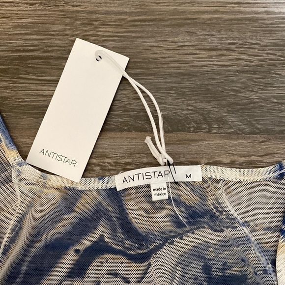 New Antistar Medium Sheer Crop Blouse - Picture 2 of 4